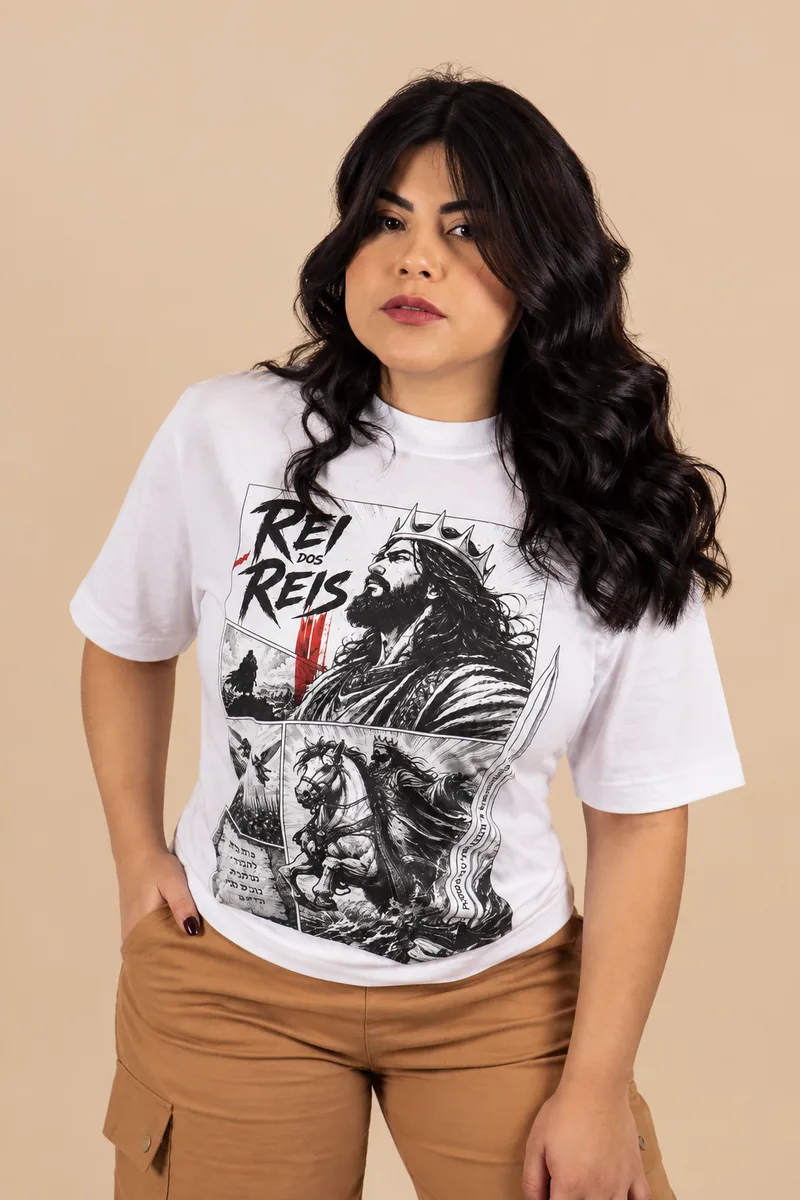 Camiseta Boxy Rei Dos Reis