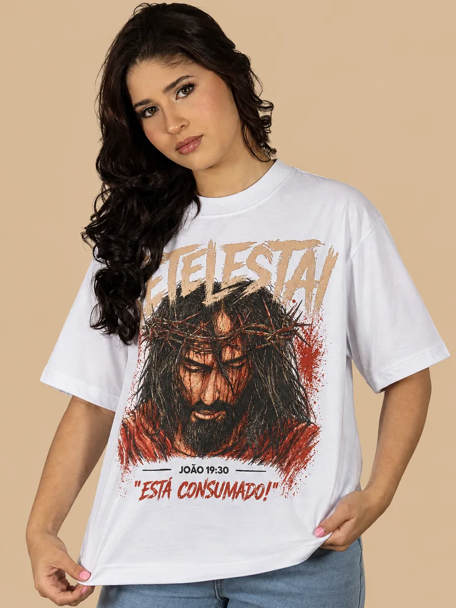 Camiseta Boxy Tetelestai
